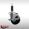 Service Caster 3.5'' SS Phenolic Swivel 1'' Expanding Stem Caster with Brake SCC-SSEX20S3514-PHS-TLB-1 - alternate 4